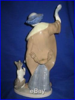 Lladro Nao Piece Center Ring No 1098 Clown With Dog Figurine Boxed