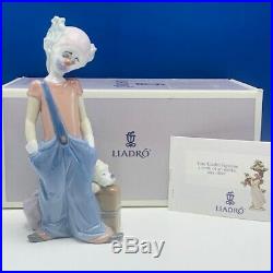 Lladro Nao figurine clown circus carnival Spain box 6245 Destination Big Top dog