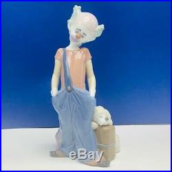 Lladro Nao figurine clown circus carnival Spain box 6245 Destination Big Top dog