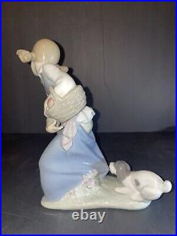 Lladro Naughty Dog #4982 Retired Excellent Condition No-Box