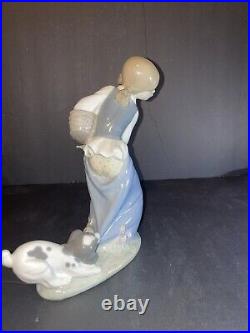 Lladro Naughty Dog #4982 Retired Excellent Condition No-Box