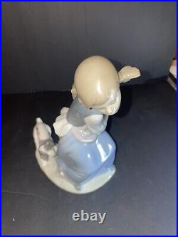 Lladro Naughty Dog #4982 Retired Excellent Condition No-Box