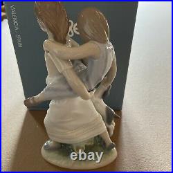 Lladro Oh Happy Days #8353 In Box Family Sisters And Dog