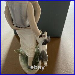 Lladro Oh Happy Days #8353 In Box Family Sisters And Dog