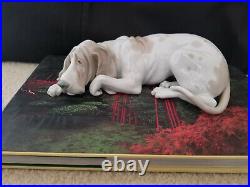 Lladro Old Dog 1067 Blood Hound 10 long, retired 1978