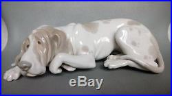 Lladro Old Dog 1067 Figurine Blood Hound