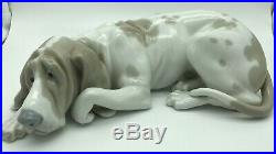 Lladro Old Dog #1067 Retired Hound First Quality Mint Condition