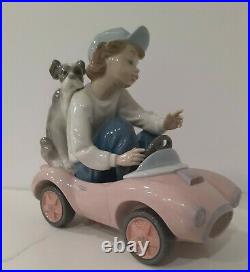 Lladro Out For a Spin Figurine #5770 Porcelain Retired