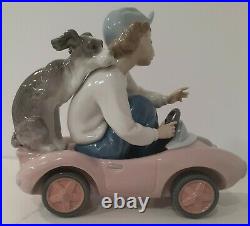 Lladro Out For a Spin Figurine #5770 Porcelain Retired
