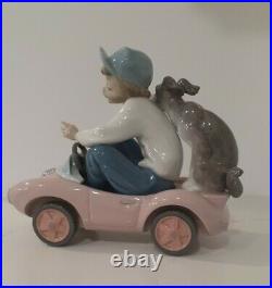 Lladro Out For a Spin Figurine #5770 Porcelain Retired