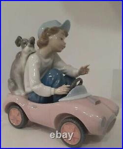 Lladro Out For a Spin Figurine #5770 Porcelain Retired