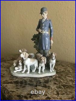 Lladro Pack of Hunting Dogs #5342 Limited Edition Retired