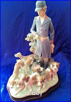 Lladro Pack of Hunting Dogs #5342 NMIB Pristine $2100 OBO Free Insured Shipping