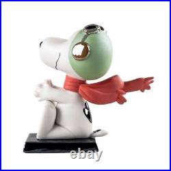 Lladro Peanuts Collection Snoopy Flying Ace Figurine 1009529