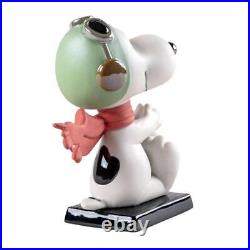 Lladro Peanuts Collection Snoopy Flying Ace Figurine 1009529