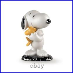 Lladro Peanuts Snoopy and Woodstock Figurine 01009490 Porcelain Figure