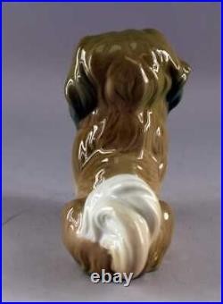 Lladro Pekingese Porcelain Dog Figurine 6 1/8 Tall