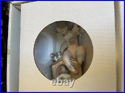 Lladro Pick Of The Litter Child Girl Dog Puppies Figurine 7621 Original Box EUC