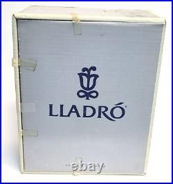 Lladro Picture Perfect #7612 Woman with Umbrella and Dog Figurine