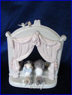 Lladro Please Come Home #6502 Brand Nib Dogs Window Cute Holiday Save$$ F/sh