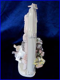 Lladro Please Come Home #6502 Brand Nib Dogs Window Cute Holiday Save$$ F/sh