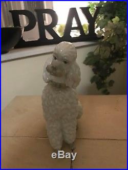 Lladro Poodle # 325.13 Old & Very Rare Dog Mint Condition Fast Shipping! $2800