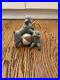 Lladro Poodles Playful Dogs withBall. #1258 Retired Vintage Porcelain Figurine