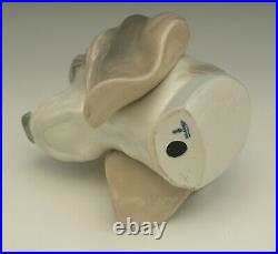 Lladro Porcelain 1149 Dog's Head Basset Hound Beagle Bust Sculpture 6 Retired