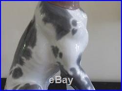 Lladro Porcelain Breathtaking Great Dane Dog 6558 Retired 18.5 Tall Figurine