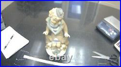 Lladro Porcelain Clown Figurine # 5901 Surprise- Clown & Dogs Rarer