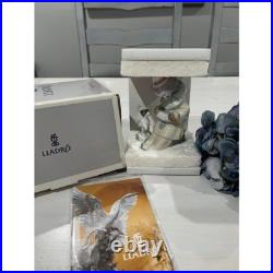 Lladro Porcelain Clown Figurine with Dog Collectible Home Decor Vintage