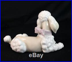 Lladro Porcelain Dog Figurine POODLE #6337
