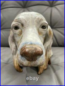 Lladro Porcelain Figurine 2045 Irish Setter Hunting Dog Head Bust