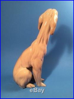 Lladro Porcelain Large Afghan Dog Figurine, p286