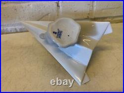 Lladro Porcelain Lets Fly Away Figurine of Dog on Paper Airplane #6665