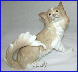 Lladro Porcelain Spain Large Papillon Dog 4857 Retired