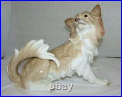 Lladro Porcelain Spain Large Papillon Dog 4857 Retired