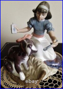 Lladro Porcelain Take Your MedicineFigurine In Perfect Condition 01005921