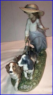 Lladro Puppy Parade Dog Family #6784 Estate. SALE! WAS $750