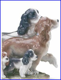 Lladro Puppy Parade Girl with Dogs Figurine 01006784