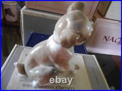 Lladro Puppy With Snail #6211-new Friend 1971-1981-excellent Condidion 5x4/75