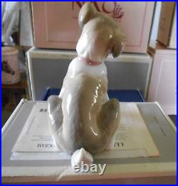 Lladro Puppy With Snail #6211-new Friend 1971-1981-excellent Condidion 5x4/75