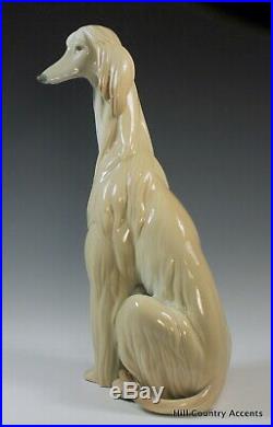 Lladro ROYAL AFGHAN #1069 Beautiful, Large Dog Figurine $685 Value MINT