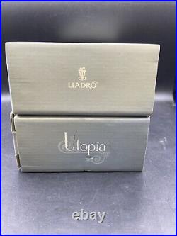 Lladro Retired 8237 Utopia Stage Partners Mint-Original Box With Paperwork