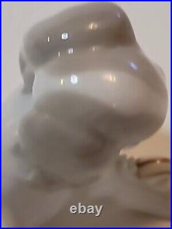 Lladro Rosal Espana Dog and Snail Figurine Retired in 1965 Cocker Spaniel Puppy