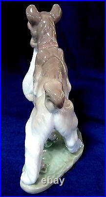 Lladro Safe And Sound Dog Figurine #6556 Brand Nib Baby Boy Rare Cute Save$ F/sh