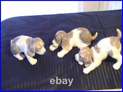 Lladro Set of three dogs, 1070, 1071, 1072, # 3