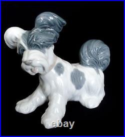 Lladro Skye Terrier Puppy Dog 6 Tall Porcelain Figurine #4643 Retired 1985 Mint