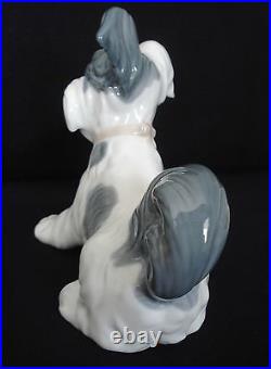 Lladro Skye Terrier Puppy Dog 6 Tall Porcelain Figurine #4643 Retired 1985 Mint