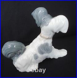 Lladro Skye Terrier Puppy Dog 6 Tall Porcelain Figurine #4643 Retired 1985 Mint